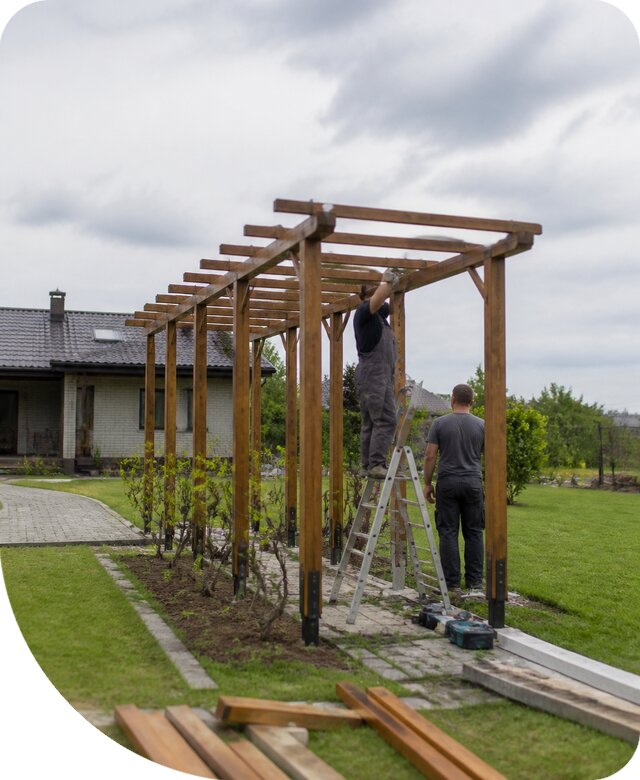 Пергола для винограда в Гудермесе под ключ от компании